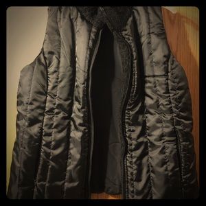 Black reversible vest